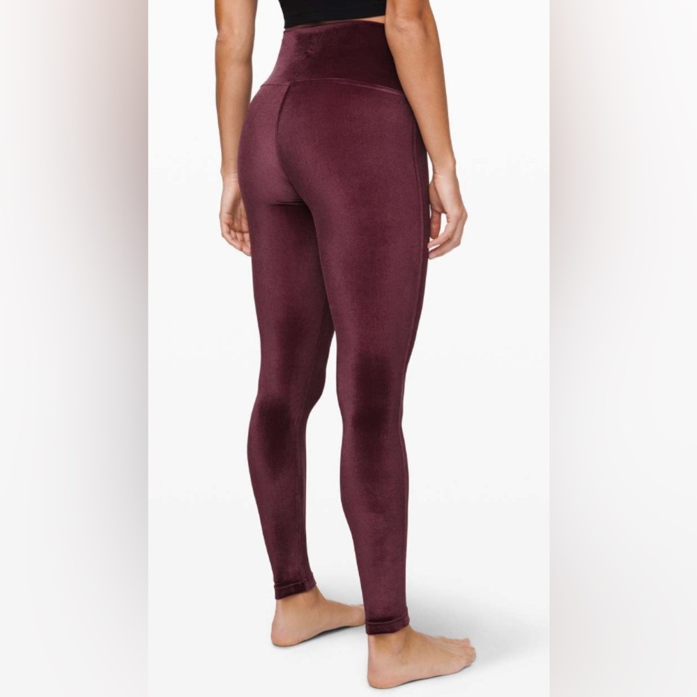 lululemon athletica High-Rise Burgundy Leggings